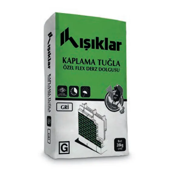 Işıklar flex derz dolgusu, su itici ve çiçeklenme yapmayan renkli derz harcı