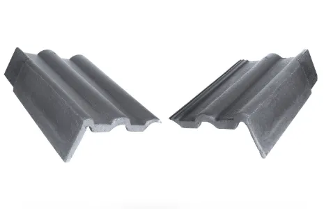 Başımtekin platin gri sağ-sol saçak beton kiremiti