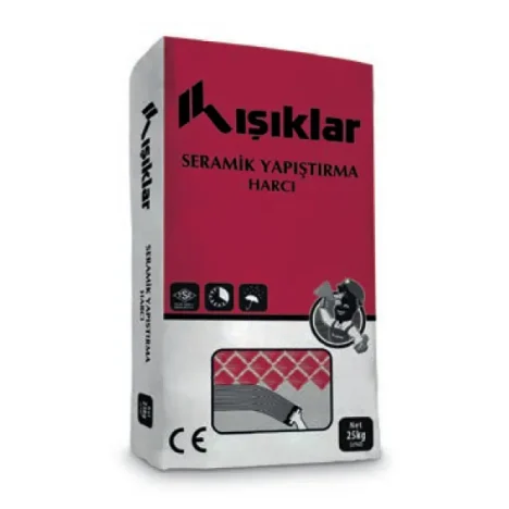 Işıklar standart tuğla yapıştırıcısı, iç ve dış mekan kaplama harcı